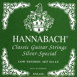 Hannabach 7164839 Struny do gitary klasycznej Serie 815 Low tension Silver Special